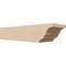 Ekena Millwork 6in. W x 4in. H x 20in. L Asheboro Woodgrain TimberThane Rafter Tail, Primed Tan RFTUR06X04X20ASHRCPR - alternate 1